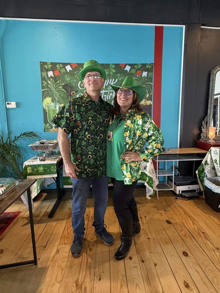 Nancy and Mark at St. Patrick's Day